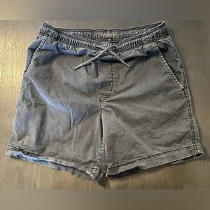 American Eagle Outfitters Men’s Drawstring Black Flex Shorts, Size Small